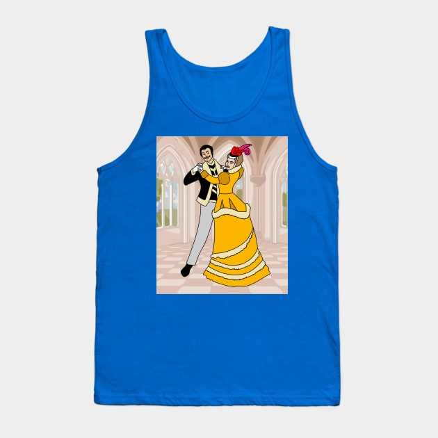 Couple Dancing Romantic Dance Tank Top by flofin